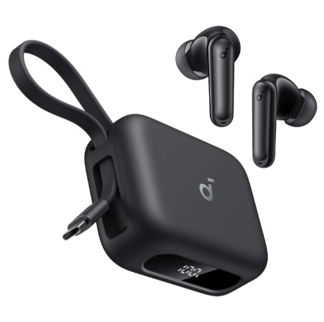 سماعات أنكَر Soundcore 3 في 1 مع عزل ضوضاء نشط (ANC) موديل P41i – لون أسود