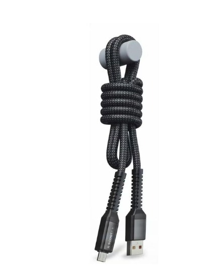 كابل X-Scoot USB إلى Micro بقدرة 60 واط VOOC وPD وطول 1 متر – موديل CL-160