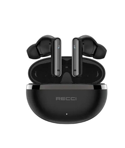 سماعات ريسي AIRPODS مع عزل ضوضاء (ANC) موديل REP-W88 – لون أسود